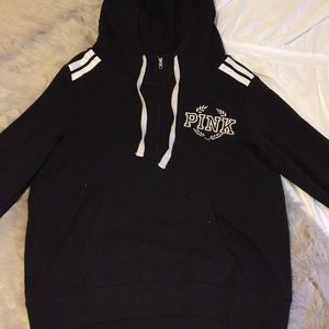 PINK half zip hoodie